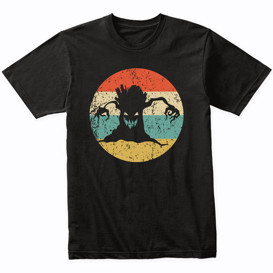 Retro Spooky Halloween Haunted Tree Silhouette Creepy Scary T-Shirt