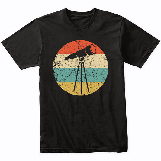 Space Science Telescope Retro Astronomy Astronomer T-Shirt