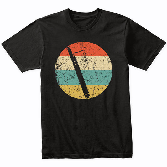 Bassoon Silhouette Retro Music Musician Musical Instrument T-Shirt