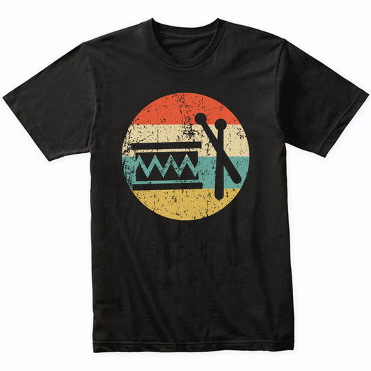 Marching Band Drum Retro Music Musician Musical Instrument T-Shirt