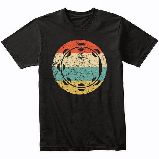 Tambourine Retro Music Musician Musical Instrument T-Shirt