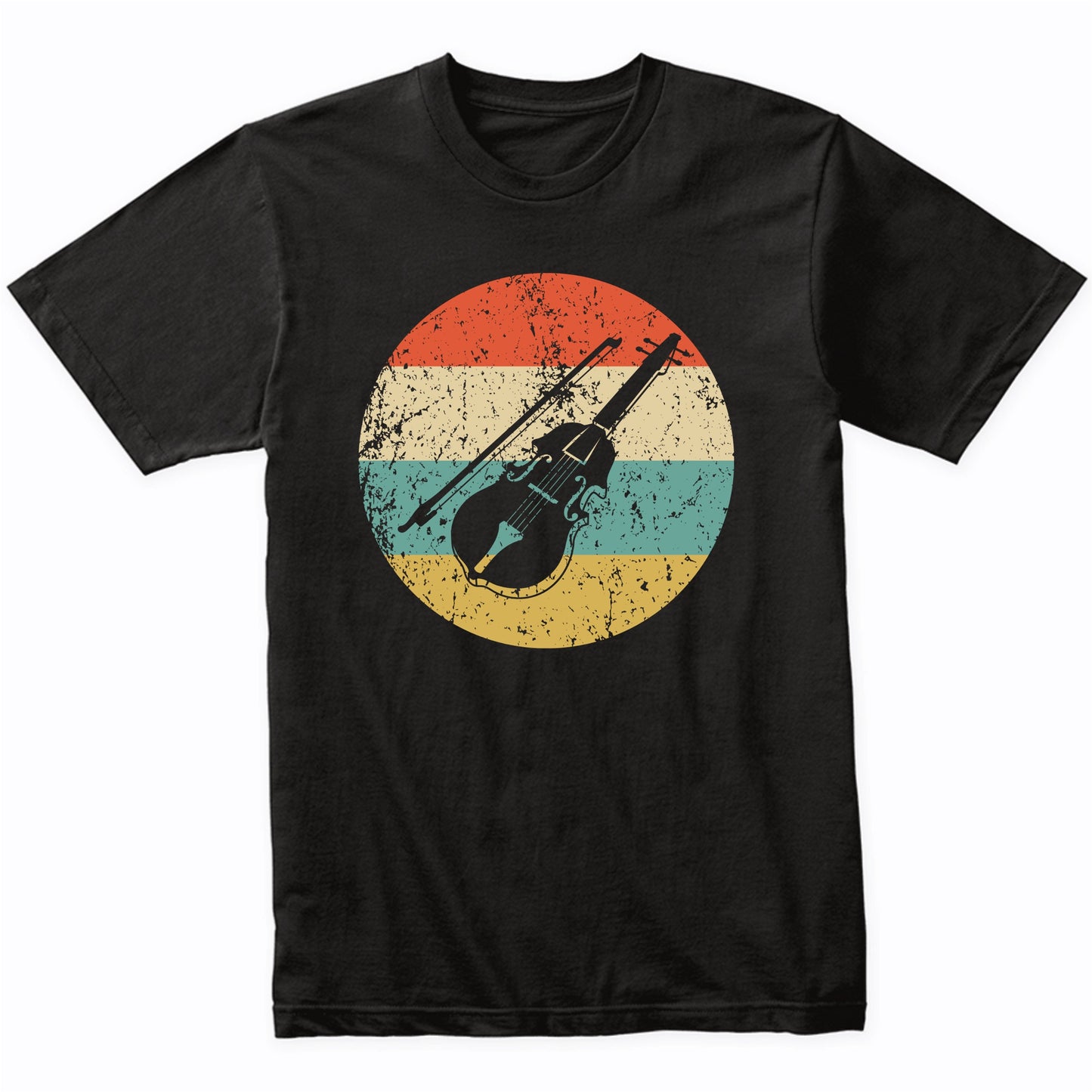 Violin Viola Retro Music Musician Musical Instrument T-Shirt