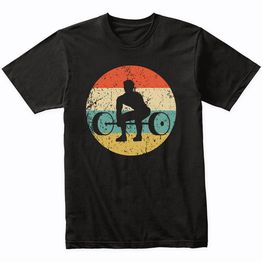 Weightlifting Powerlifting Retro Fitness Weightlifter T-Shirt
