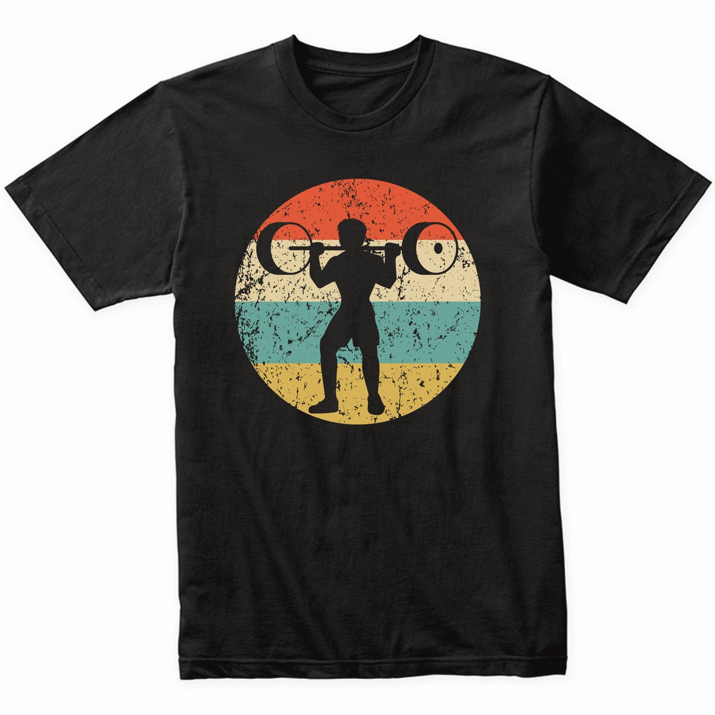 Weightlifting Powerlifting Retro Weightlifting Fitness T-Shirt