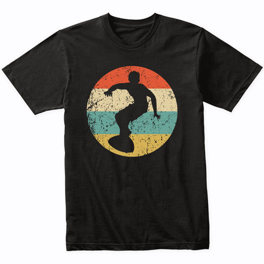 Surfer Silhouette Retro Surfing T-Shirt