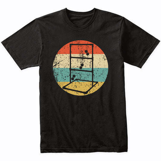 Ladder Toss Silhouette Retro Ladder Ball T-Shirt