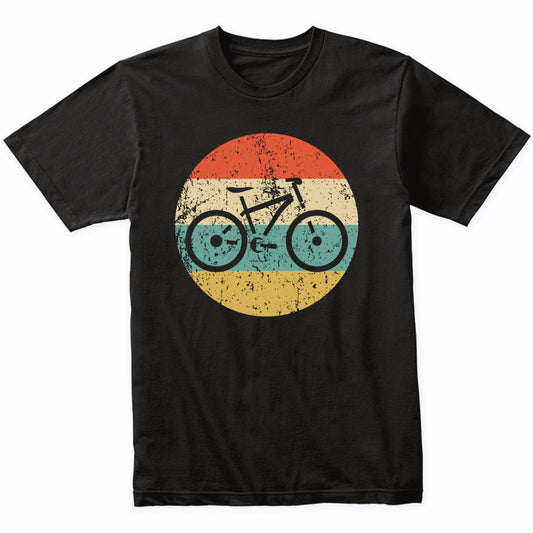 Bicycle Mountain Bike Icon Retro Cycling T-Shirt