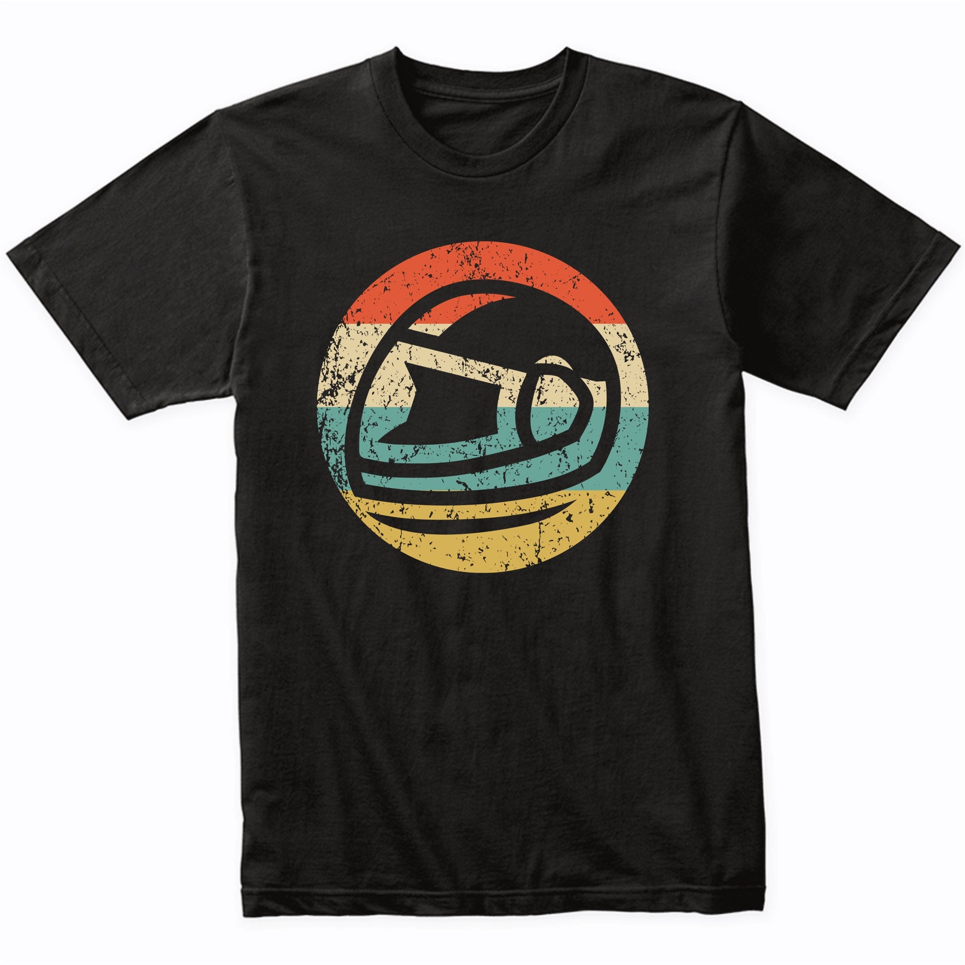 Motorcycle Helmet Icon Retro Motorcycle T-Shirt