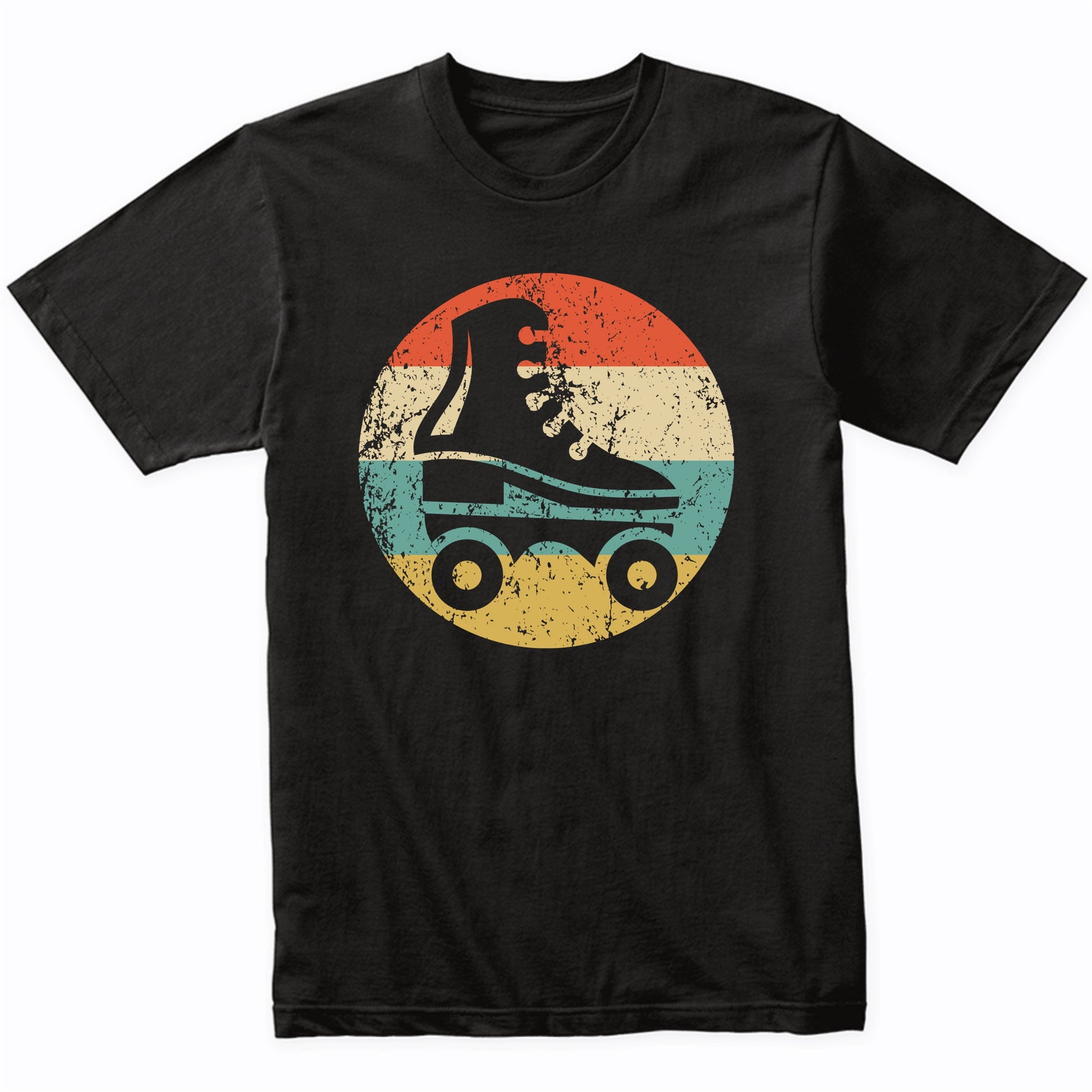 Roller Skate Icon Retro Roller Derby T-Shirt