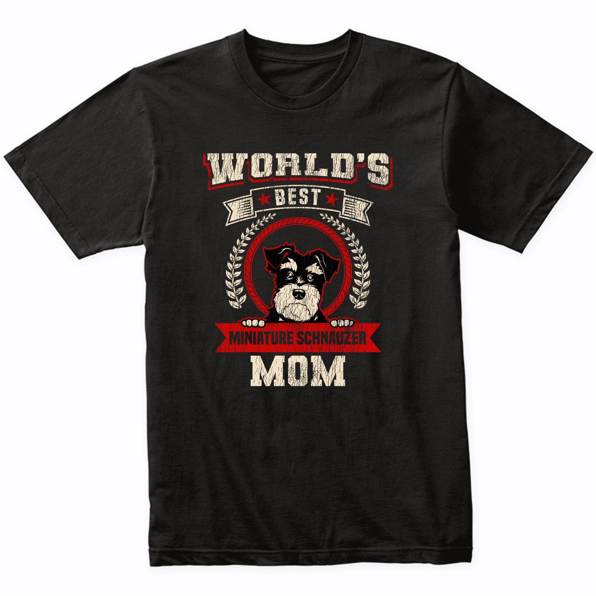World's Best Miniature Schnauzer Mom Dog Breed T-Shirt