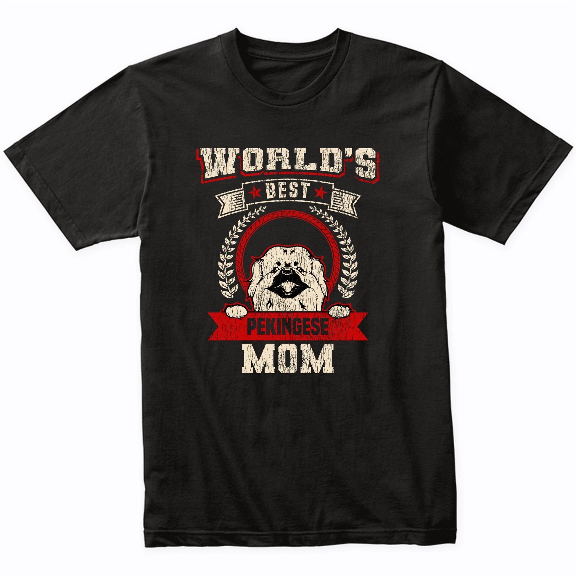 World's Best Pekingese Mom Dog Breed T-Shirt