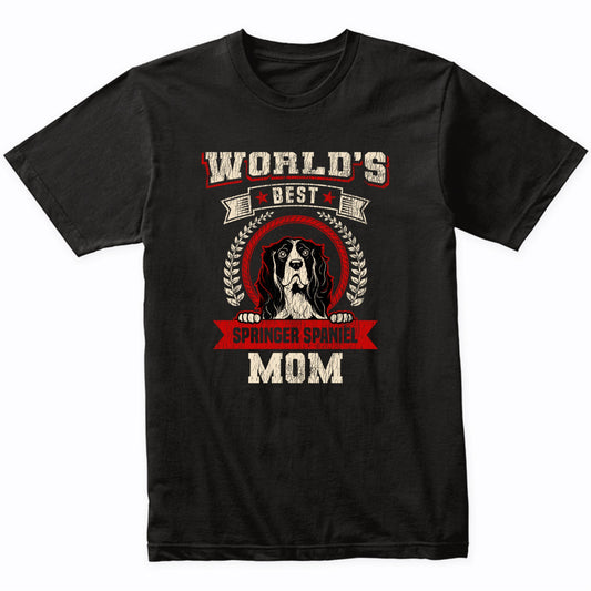 World's Best Springer Spaniel Mom Dog Breed T-Shirt