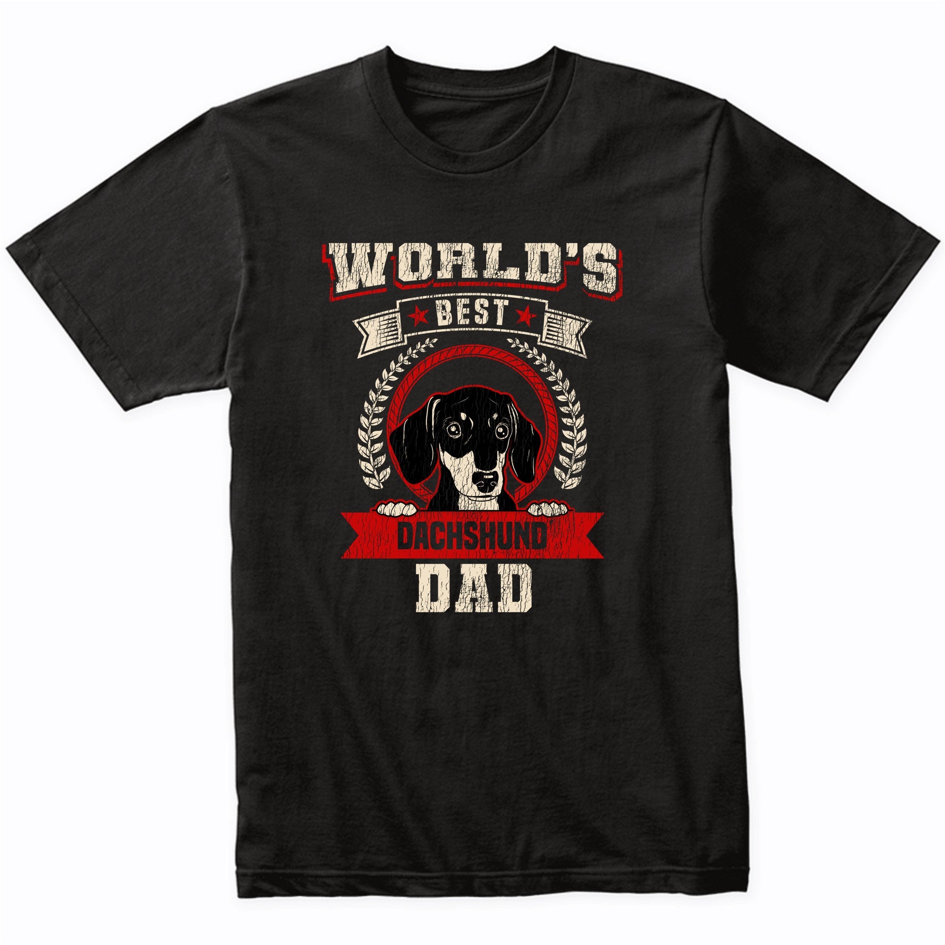 World's Best Dachshund Dad Dog Breed T-Shirt