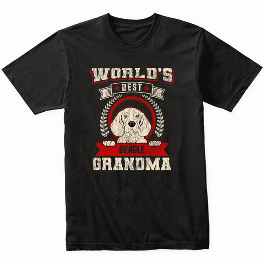 World's Best Beagle Grandma Dog Breed T-Shirt