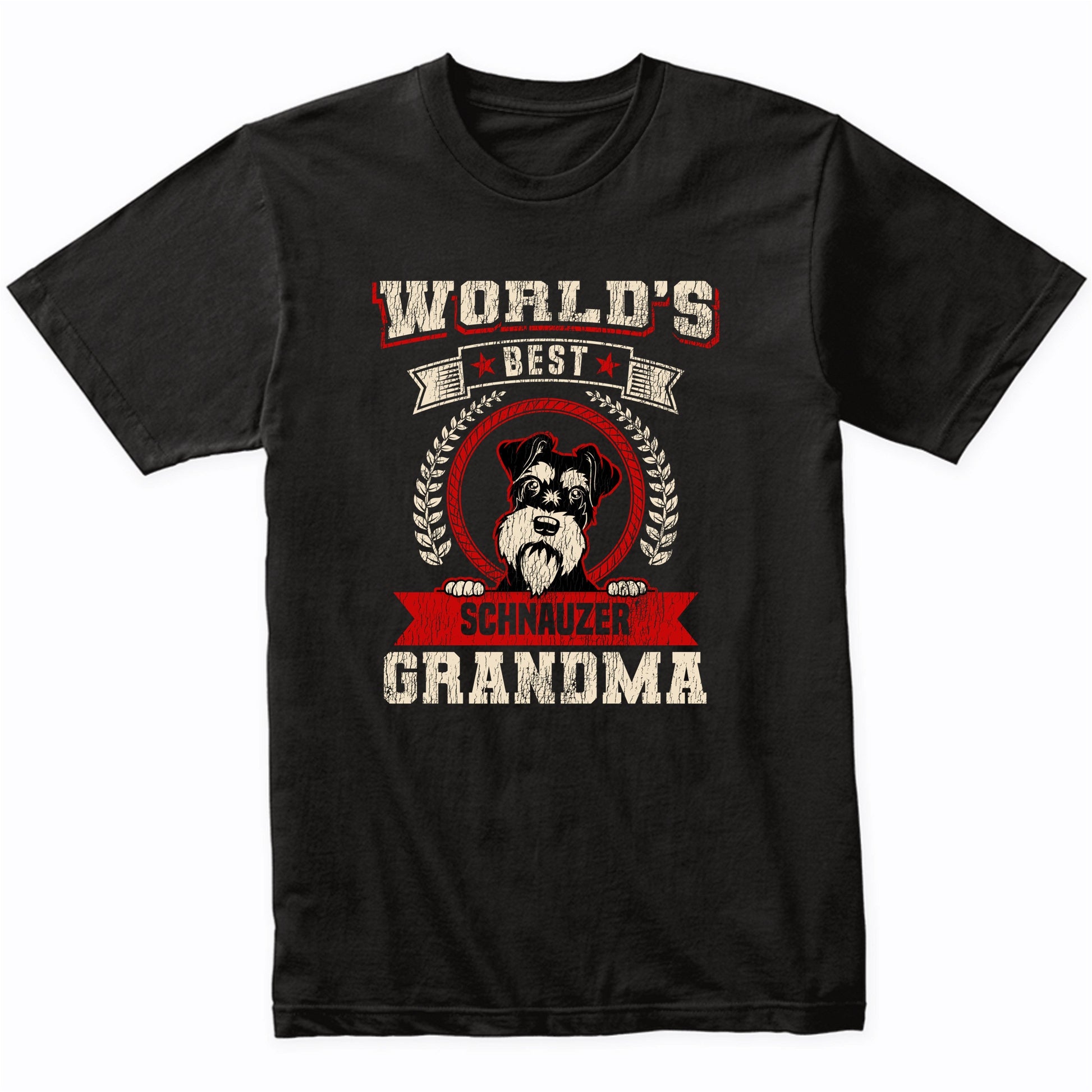 World's Best Schnauzer Grandma Dog Breed T-Shirt
