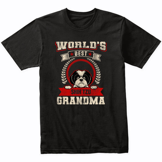 World's Best Shih Tzu Grandma Dog Breed T-Shirt