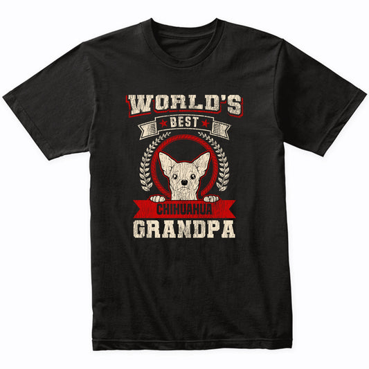 World's Best Chihuahua Grandpa Dog Breed T-Shirt