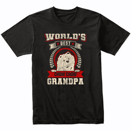 World's Best Chow Chow Grandpa Dog Breed T-Shirt