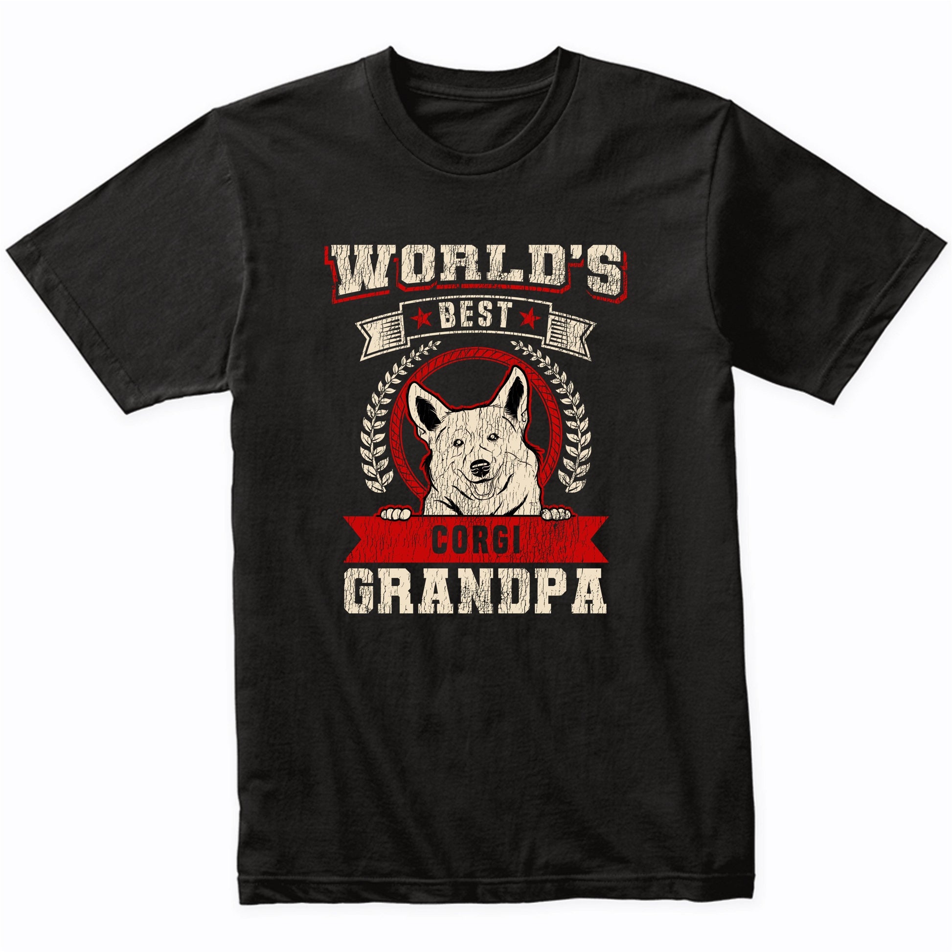 World's Best Corgi Grandpa Dog Breed T-Shirt