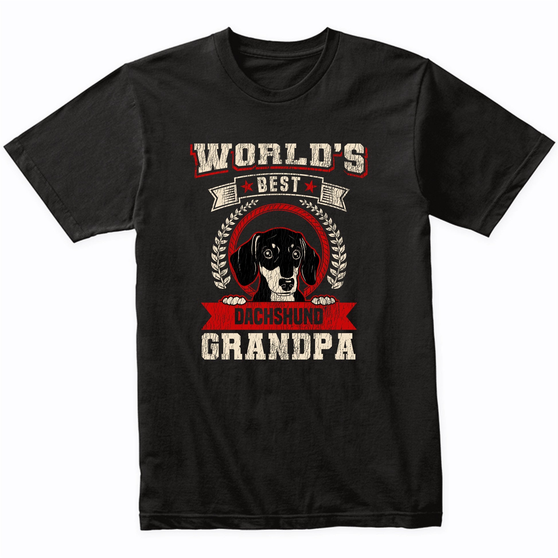 World's Best Dachshund Grandpa Dog Breed T-Shirt