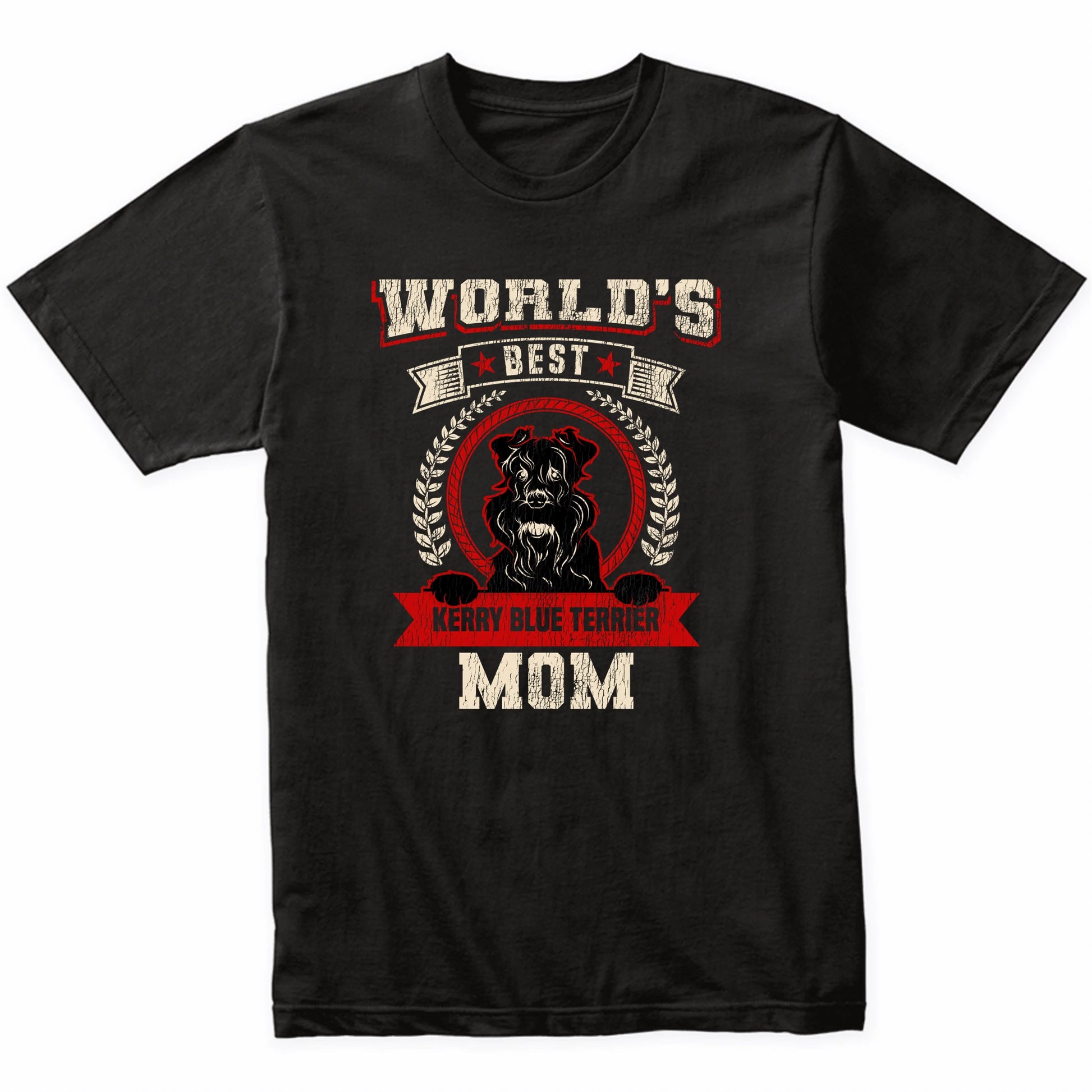 World's Best Kerry Blue Terrier Mom Dog Breed T-Shirt