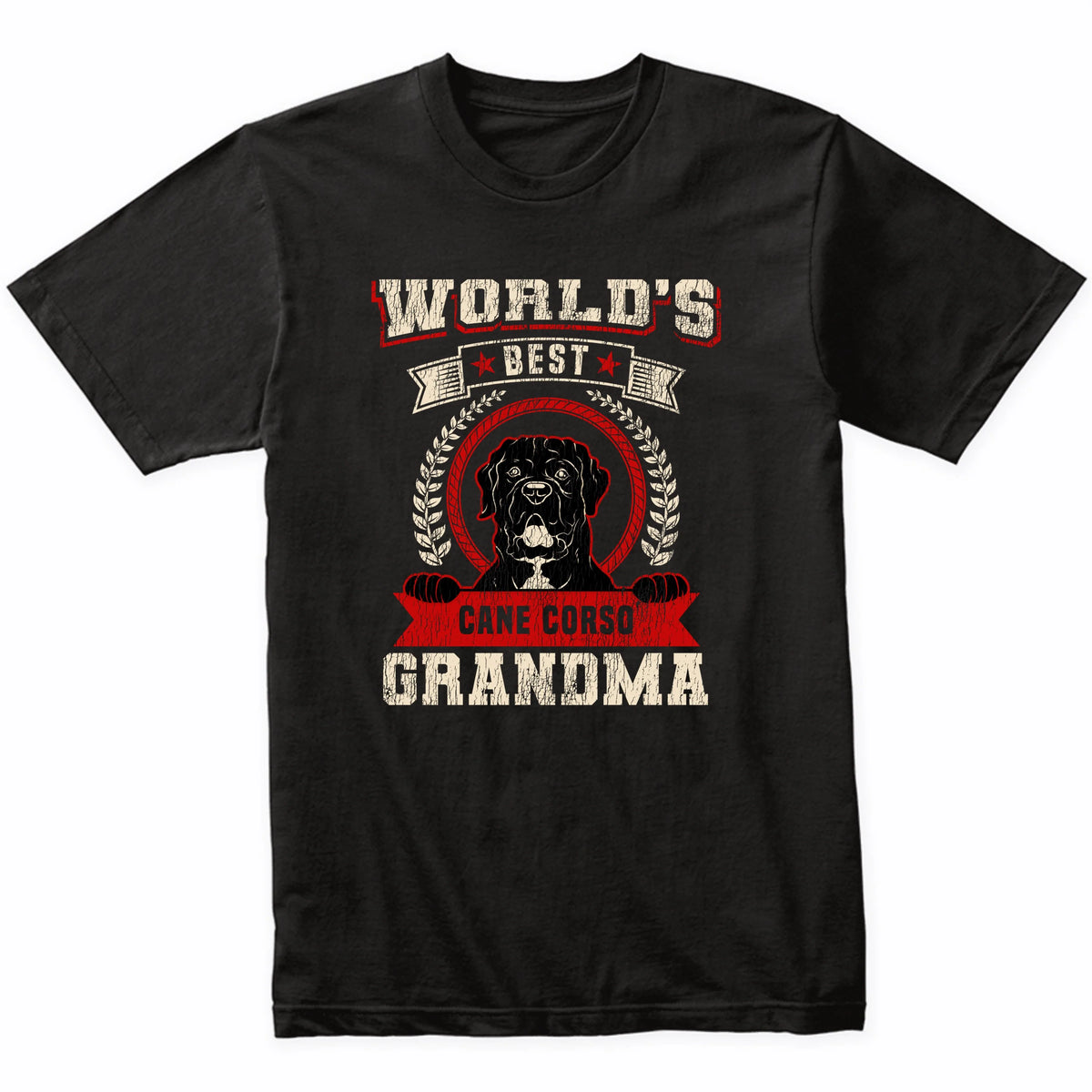 World's Best Cane Corso Grandma Dog Breed T-Shirt