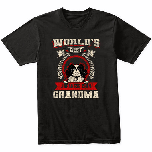World's Best Japanese Chin Grandma Dog Breed T-Shirt