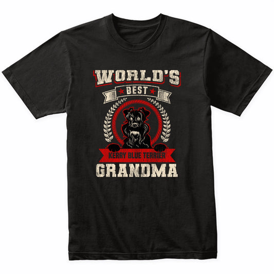 World's Best Kerry Blue Terrier Grandma Dog Breed T-Shirt