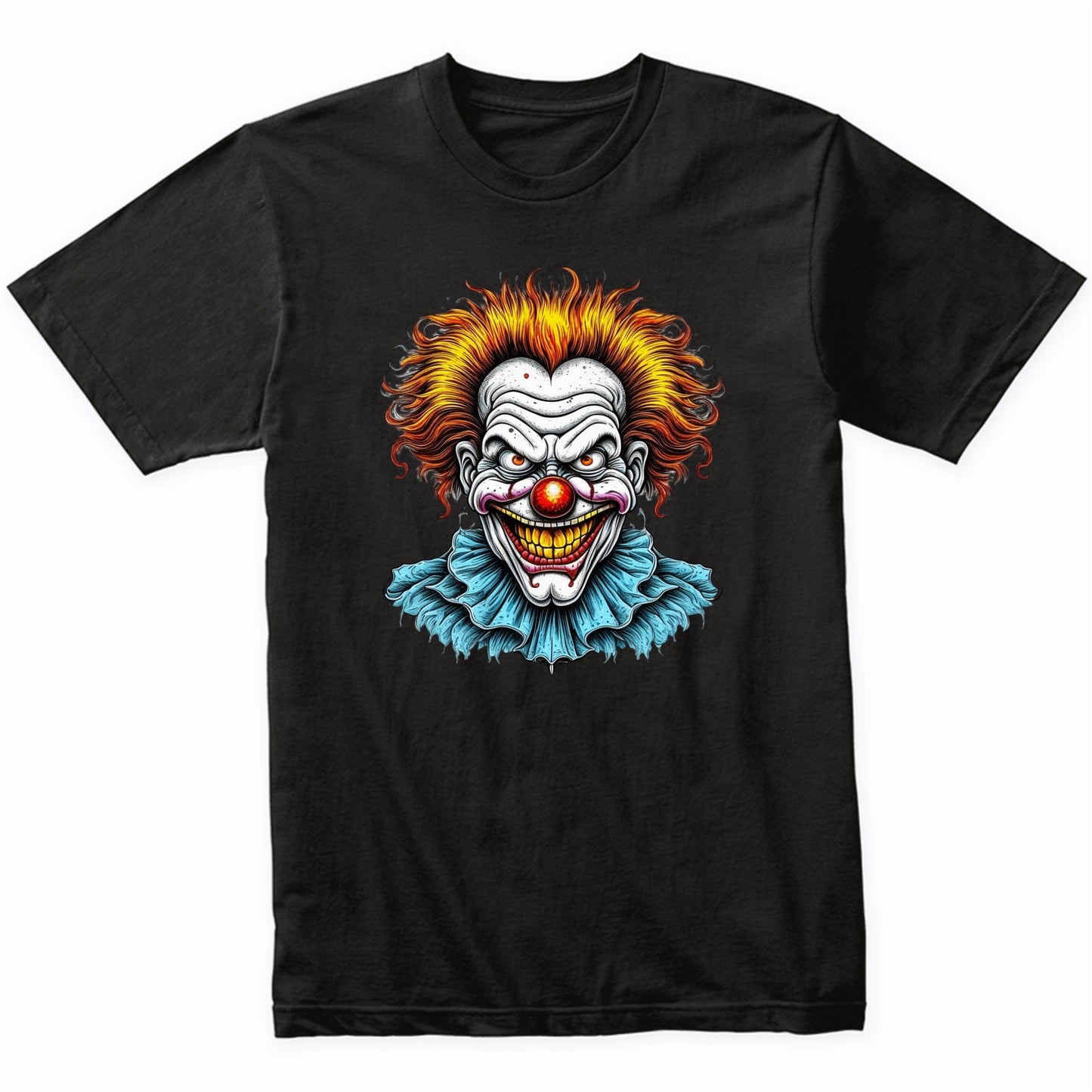 Creepy Clown Scary Evil Clown Halloween T-Shirt