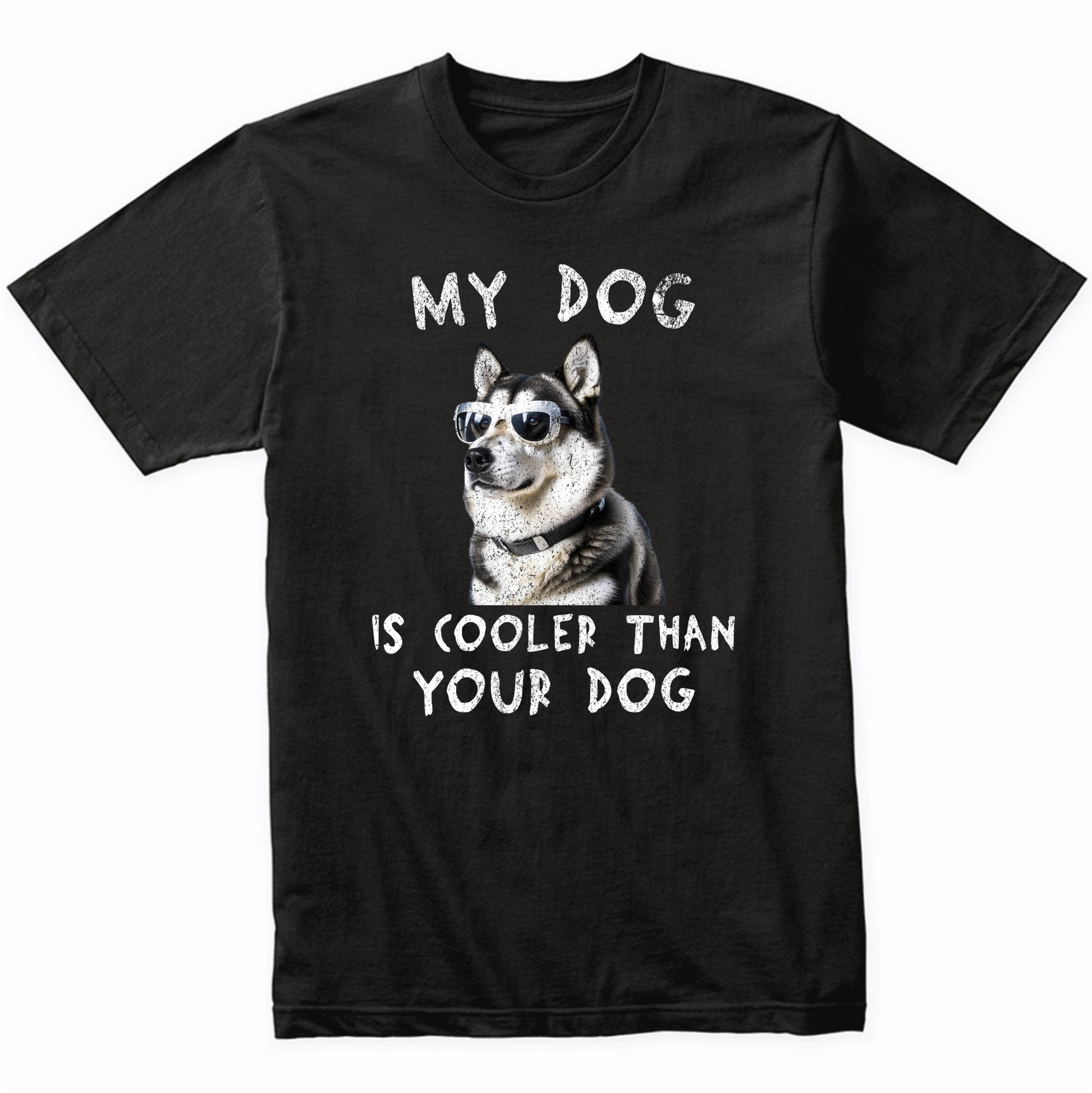 Alaskan Malamute My Dog Is Cooler Than Your Dog Funny Dog Owner T-Shirt