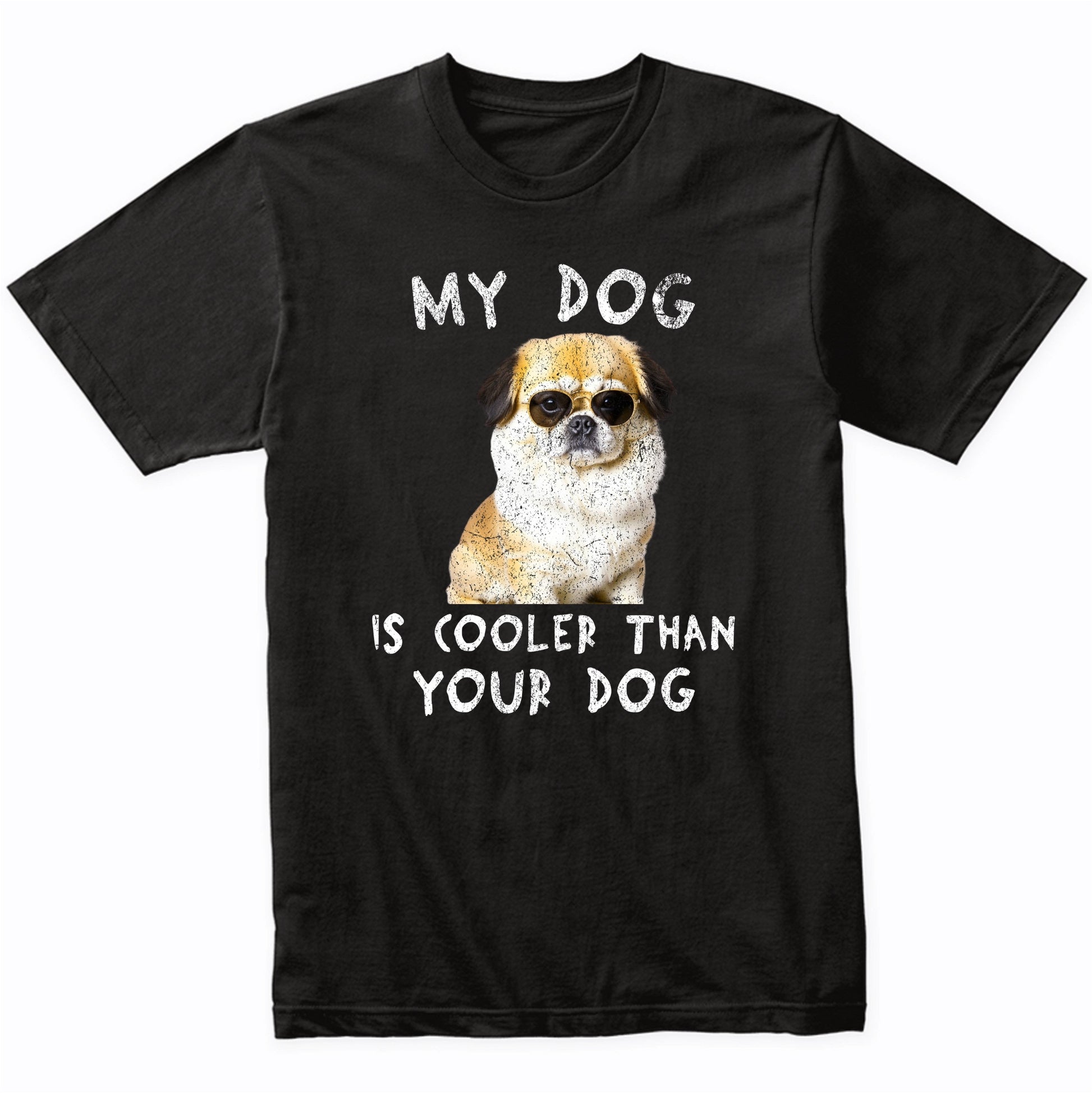 Pekingese My Dog Is Cooler Than Your Dog Funny Dog Owner T-Shirt