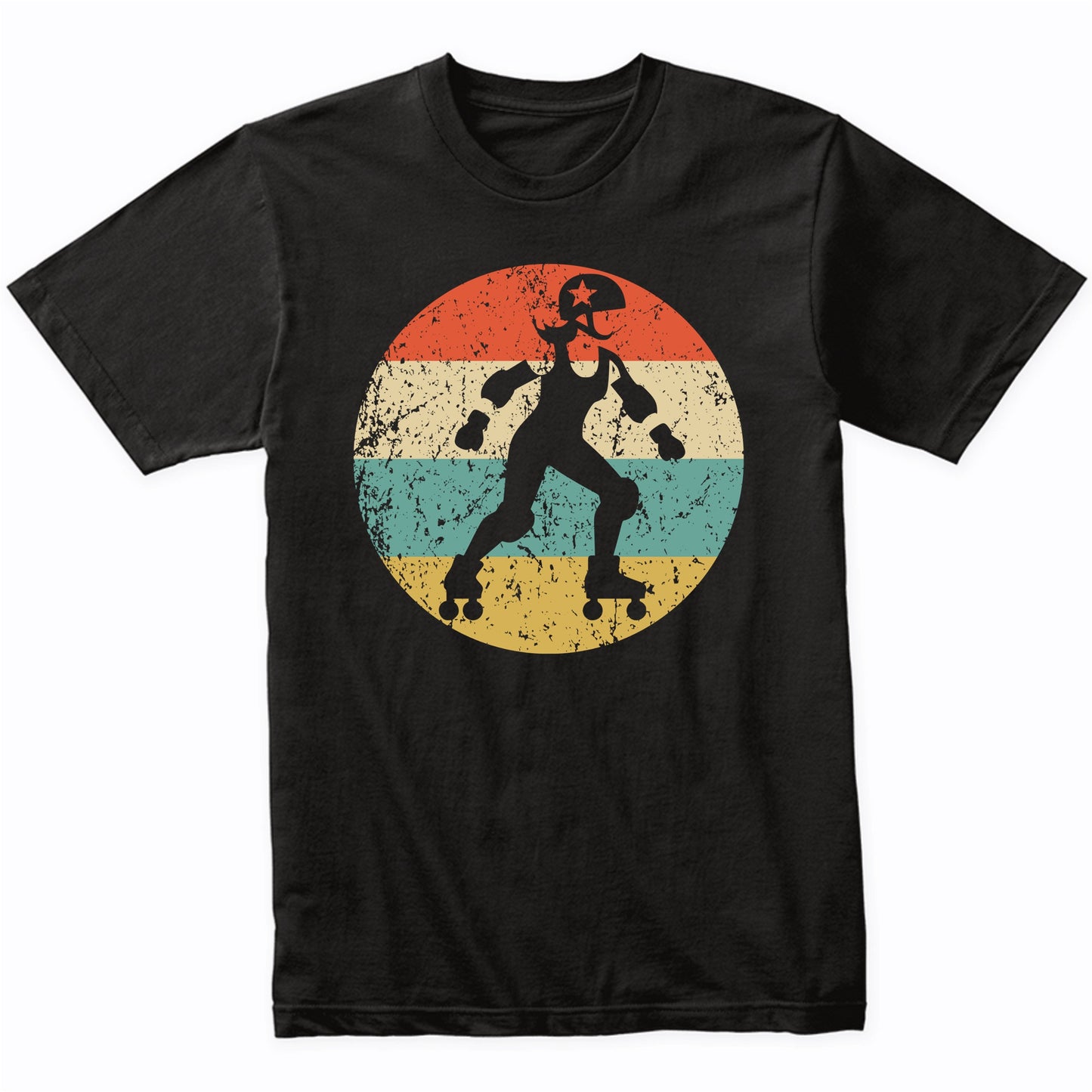 Retro Roller Derby Player Vintage Style Roller Derby T-Shirt