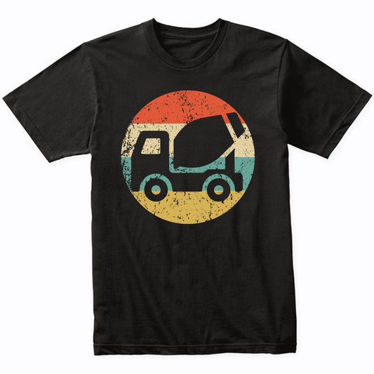 Retro Cement Truck Vintage Style Cement Truck Driver T-Shirt