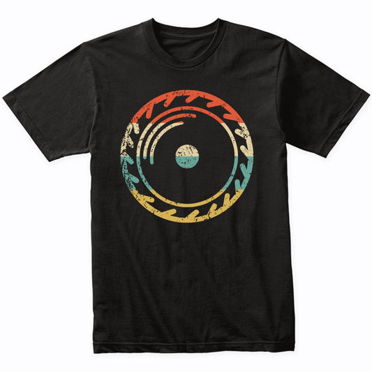 Retro Circular Saw Blade Vintage Style Carpenter T-Shirt