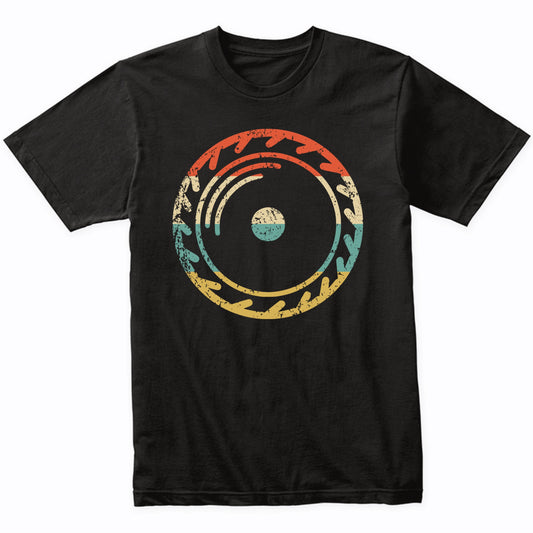Retro Circular Saw Blade Vintage Style Carpenter T-Shirt