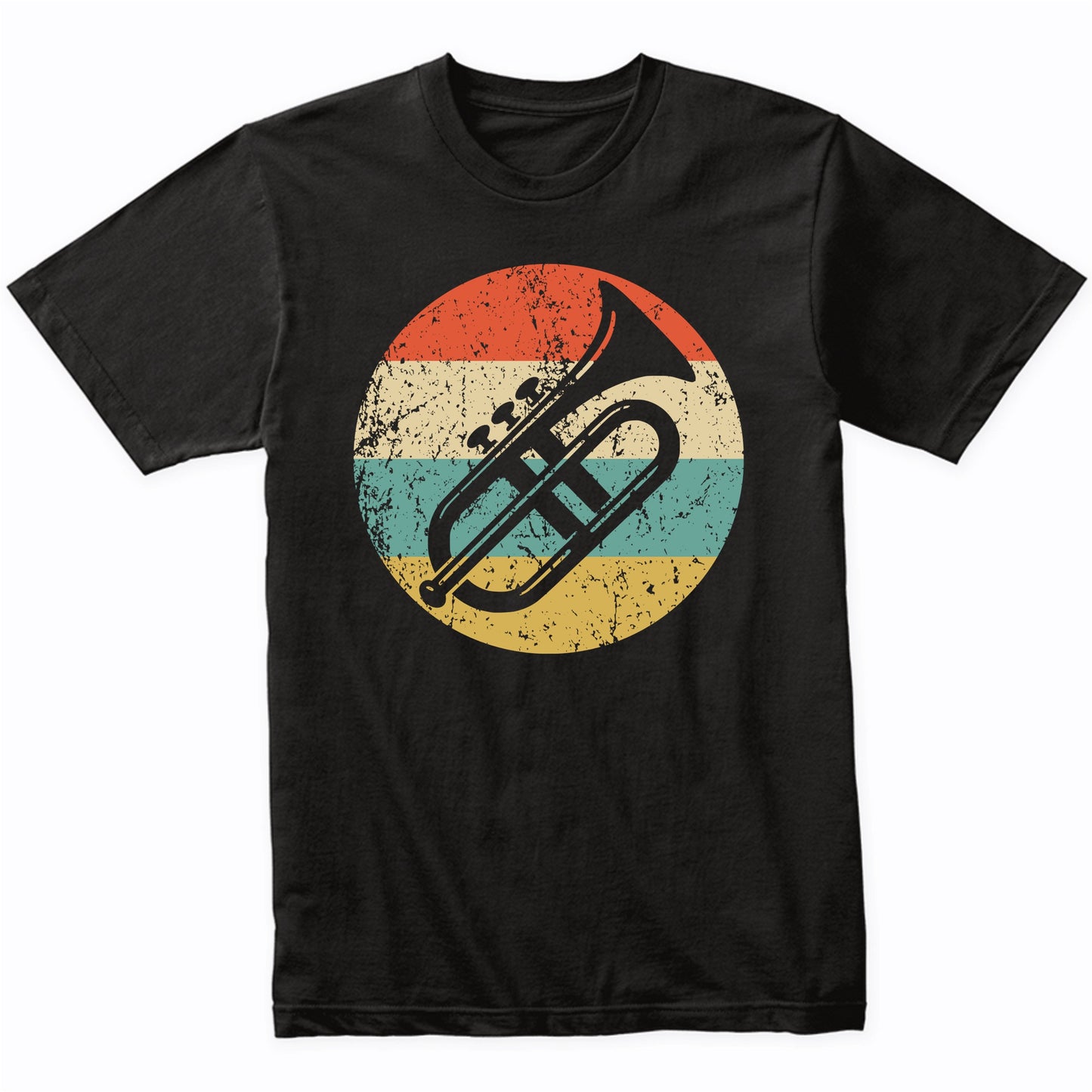 Retro Trumpet Vintage Style Musician Musical Instrument T-Shirt