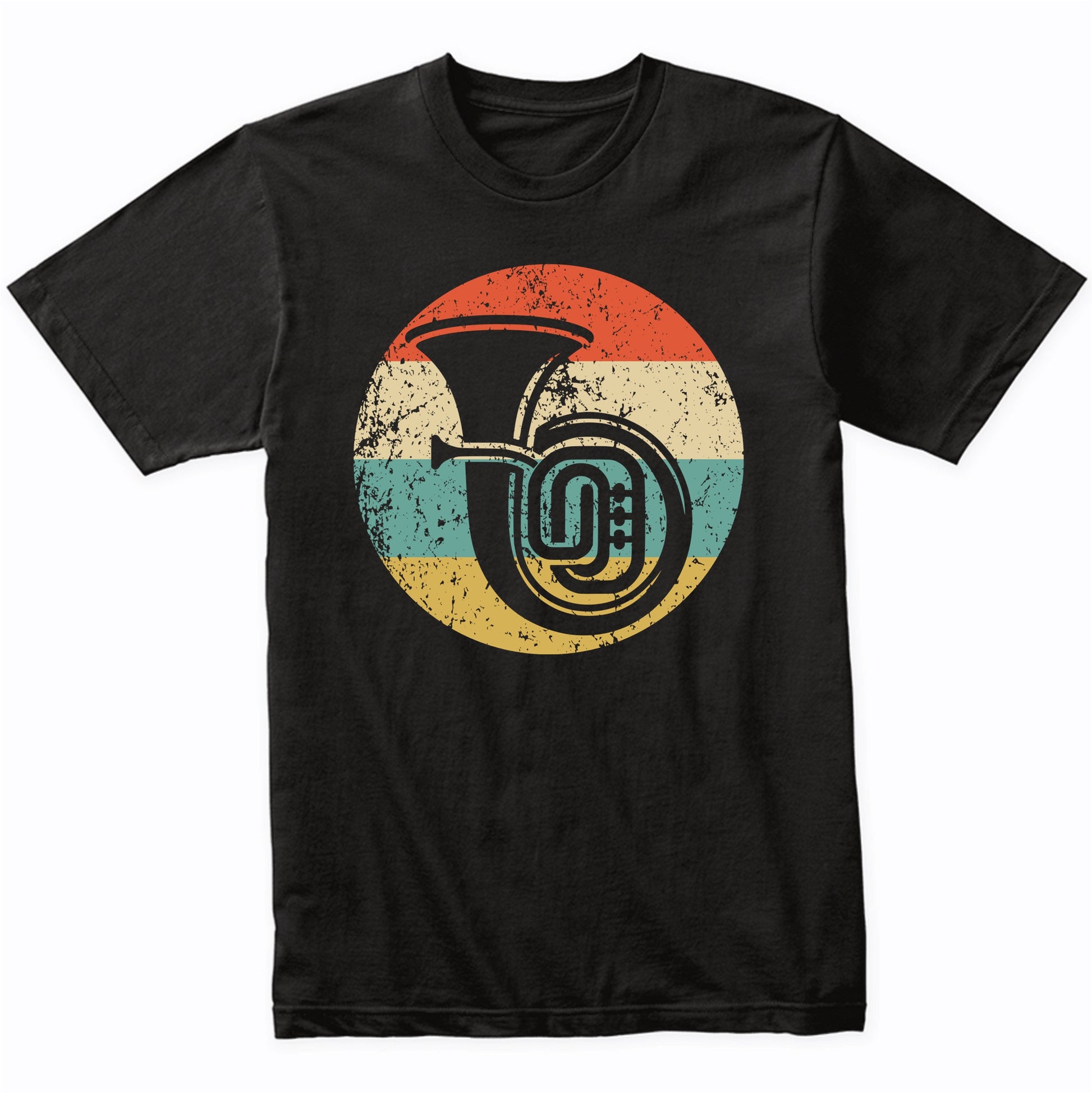 Retro Tuba Vintage Style Musician Musical Instrument T-Shirt