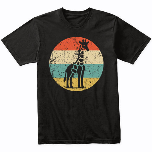 Retro Giraffe Vintage Style Wild Animal T-Shirt