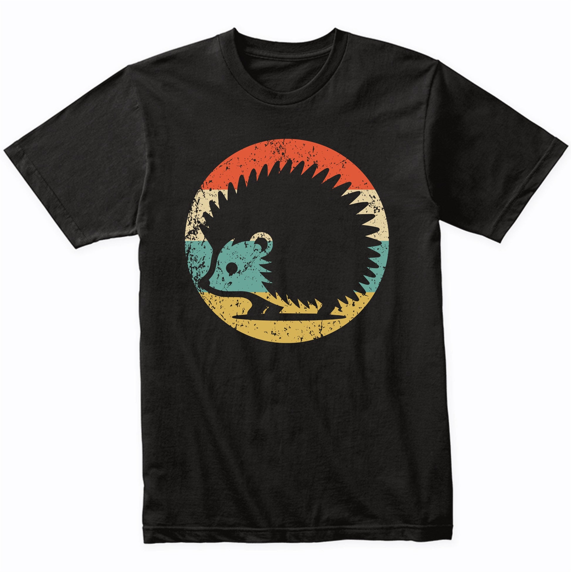 Retro Hedgehog Hedgepig Vintage Style Cute Animal T-Shirt