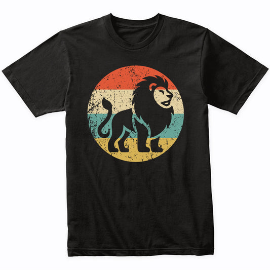 Retro Lion Vintage Style Wild Animal T-Shirt