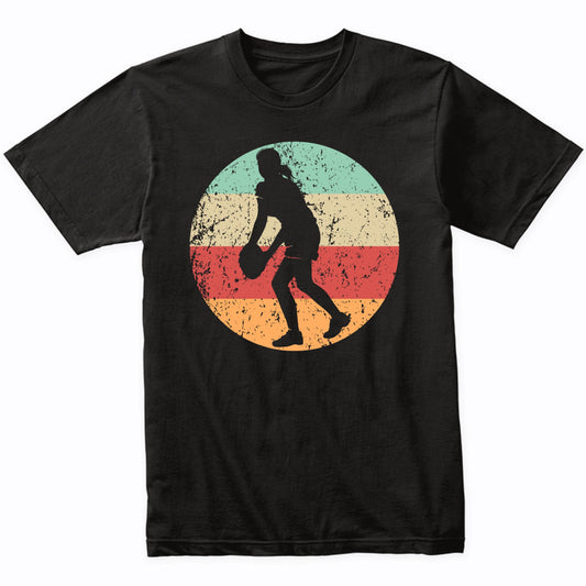 Retro Rugby Player Female Athlete Girls Sports T-Shirt