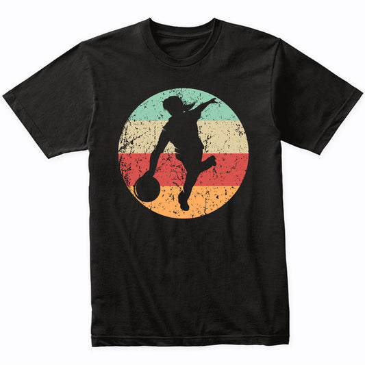 Retro Bowler Female Athlete Bowling Girls Sports T-Shirt