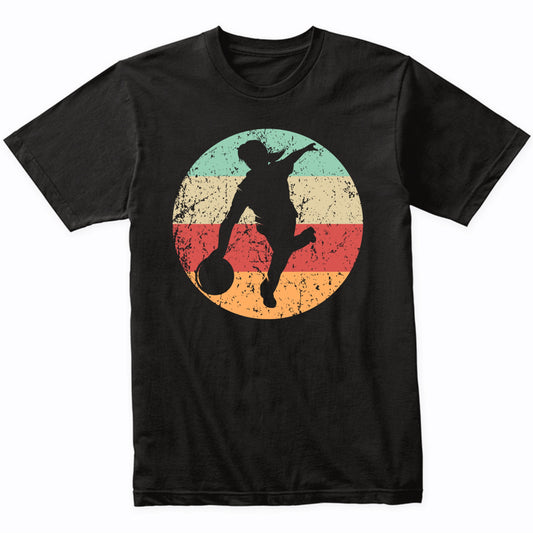 Retro Bowler Female Athlete Bowling Girls Sports T-Shirt