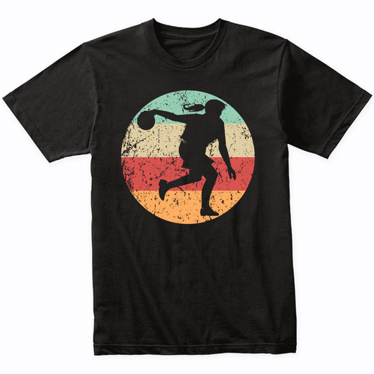 Retro Bowler Female Athlete Bowling Girls Sports T-Shirt