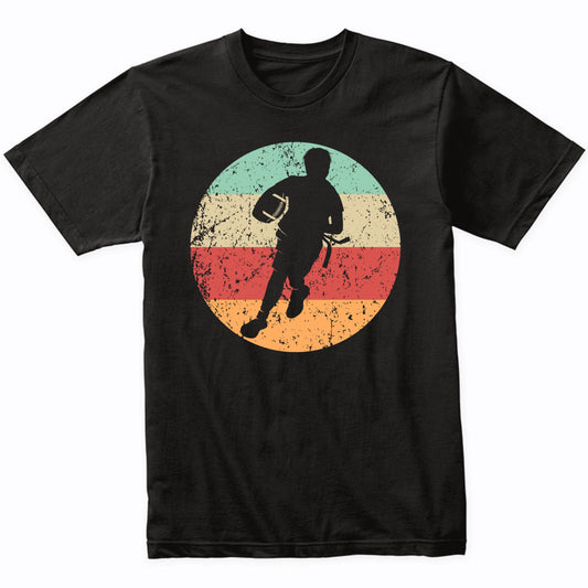 Retro Flag Football Player Vintage Style Flag Football T-Shirt