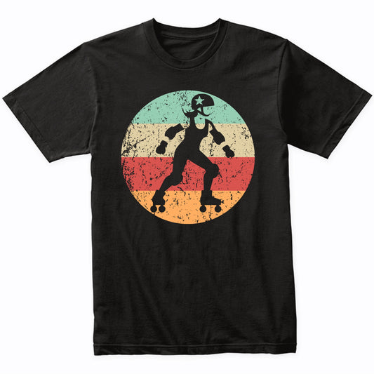 Retro Roller Derby Player Vintage Style Roller Derby T-Shirt