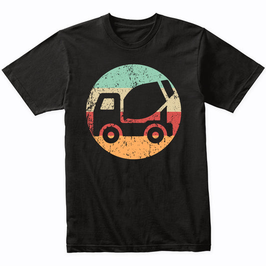 Retro Cement Truck Vintage Style Cement Truck Driver T-Shirt