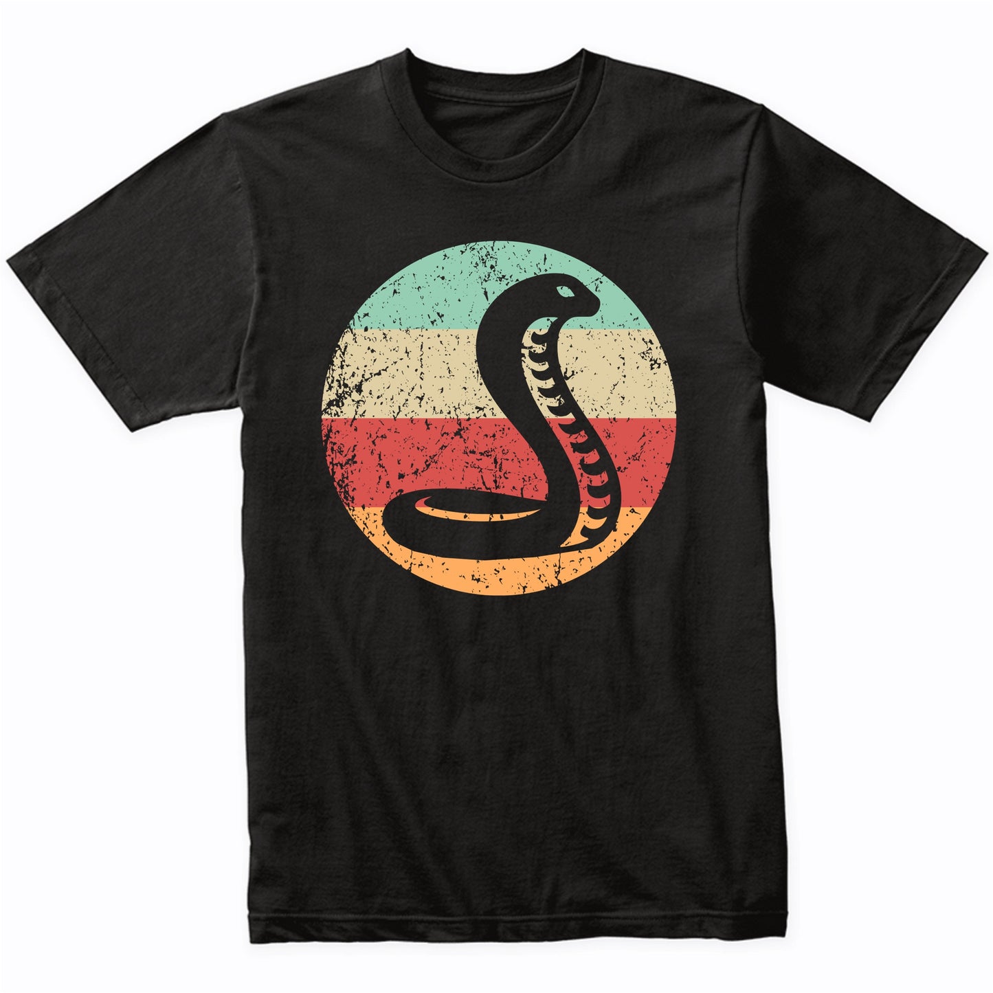 Retro Cobra Snake Vintage Style Wild Animal T-Shirt