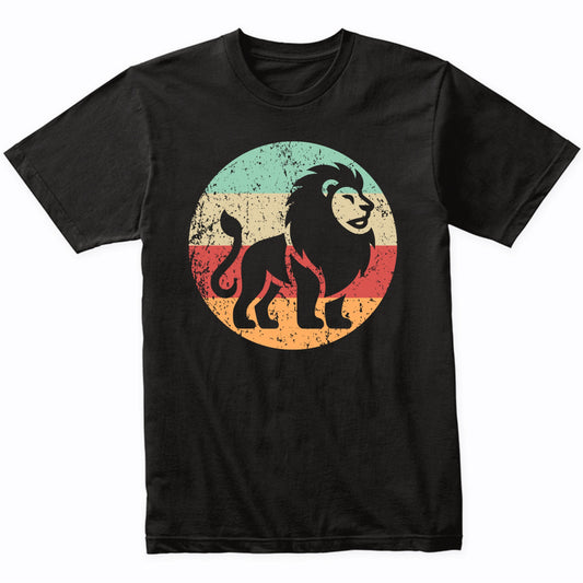 Retro Lion Vintage Style Wild Animal T-Shirt