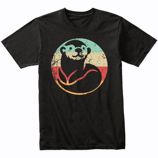 Retro Sea Otter Vintage Style Cute Animal T-Shirt